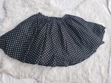 NWT Tulle A Belle Skirt Girls Size 8 Black White Polka Dots Dance Party Bday