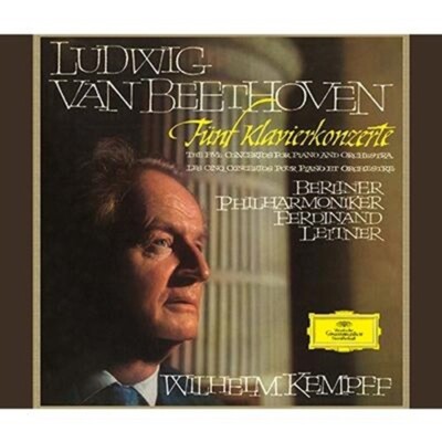 Neue Wilhelm Kempff Beethoven Fünf Klavierkonzerte 3 CD TOWER PLATTEN