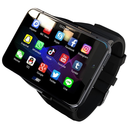 2.88" Larger Screen 4G Smart Watch Android 9.0 Dual Camera WIFI GPS 4+64GB - Picture 15 of 16