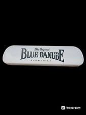 Vintage Original Blue Danube Harmonica with Case Made IN USA