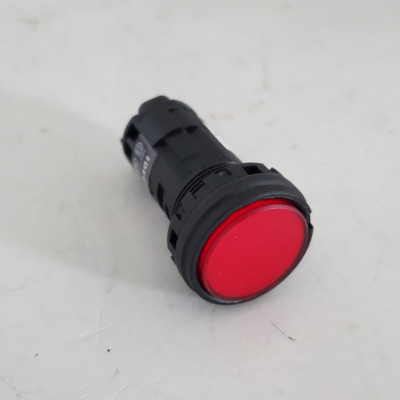 IDEC HW1P-1FQD R-24V RED Panel Mount Indicator LED Pilot Flush 22mm Full Voltage