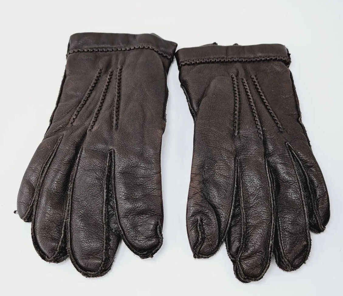 Fownes Mens 100% Cashmere lined Genuine Leather Driving Gloves MEN