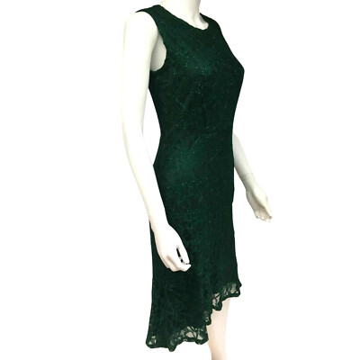 NEW En Focus Studio Green Lace Women size 4 Dress | eBay