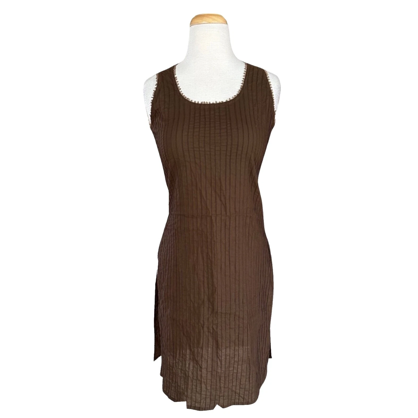 Brown Scoop Neck Dresses for Women