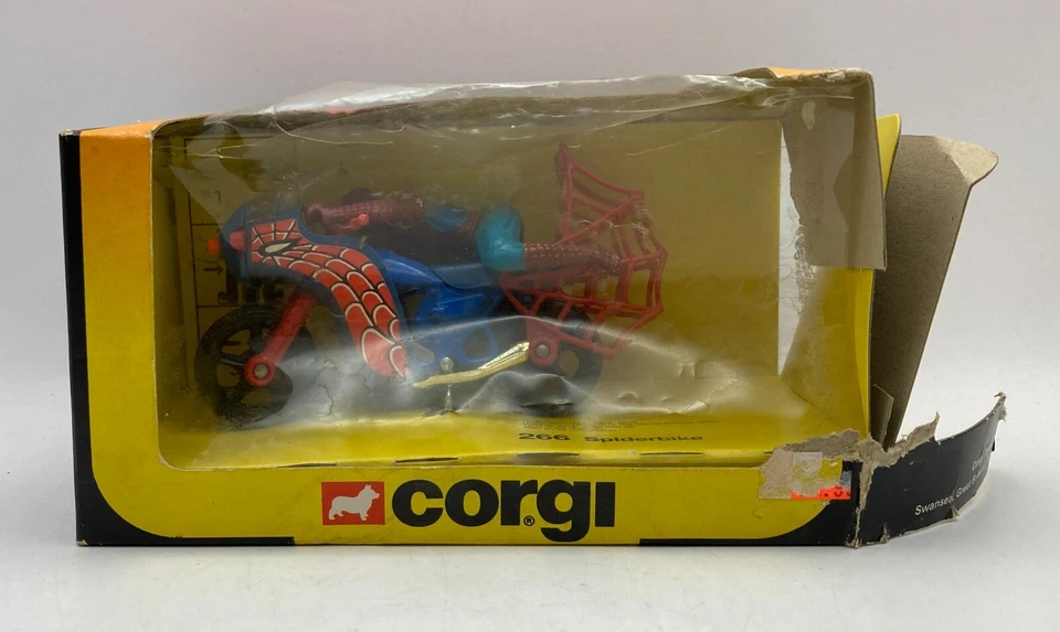 Vintage Amazing Spider-Man Corgi 266 Spiderbike w/Box & Missiles - Image 4 of 4