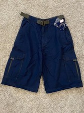 Vintage Sonoma Cargo Shorts Boys Kids Size 14 Blue 8-15