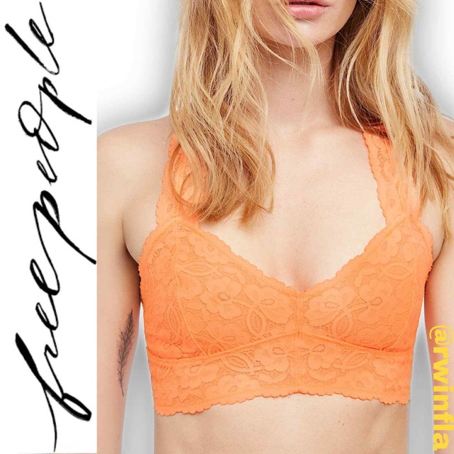 neon orange bralette