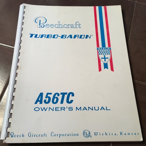 Beechcraft Turbo-Baron A56TC Owner's Manual