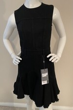 Nwt Designer Alexander McQueen mini denim dress