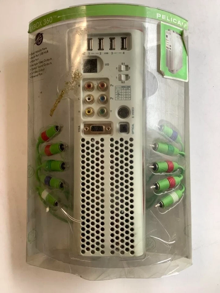 Pelican XBOX 360 Air Flo Cooler PL-3642 Multi Puerto USB/VGA Hub Consola Refrigeración Foto 3 de 3