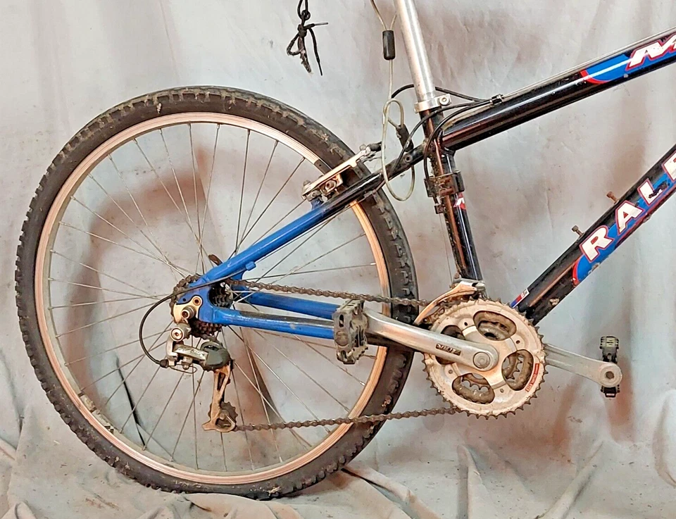 Bicicleta MTB 95' Raleigh M50 14" XXS rígida Shimano suspensión delantera café cercanías Foto 3 de 4