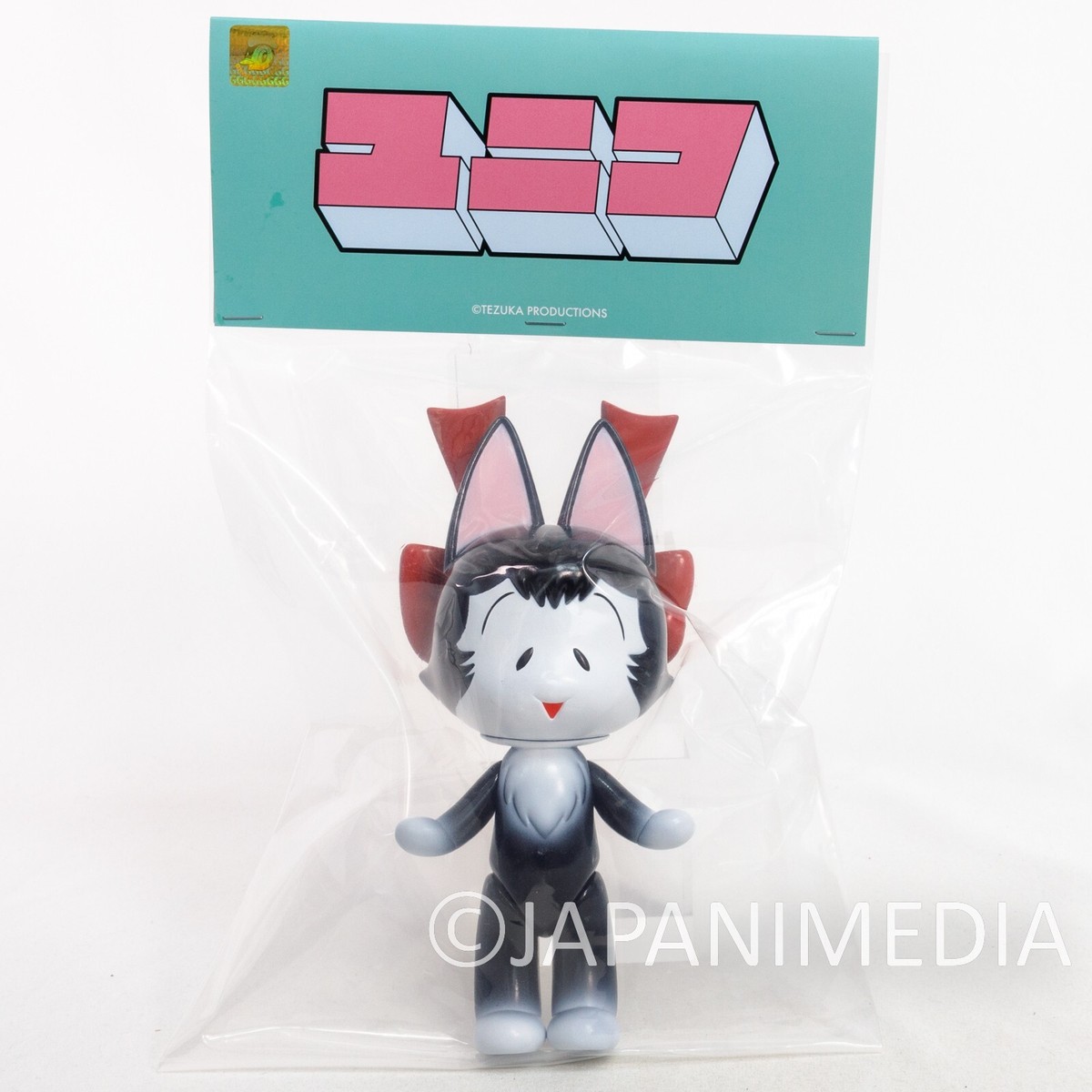 Unico Chao Katy Black Cat Mascot Soft Vinyl Figure Tezuka Osamu