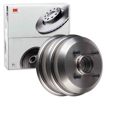 2x NK Ø 180mm BREMSTROMMELN HINTEN passend für FORD ESCORT FIESTA KA ORION PUMA