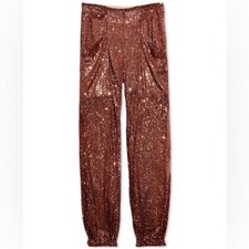 Free People Morelia Sequin Jogger Pants NWOT