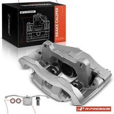 A-Premium Disc Brake Caliper w/ Bracket & Metal Piston Front Left for Volvo XC90