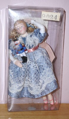 Vintage Nutcracker ballet Clara Christmas Ornament Resin by Smithsonian