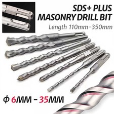 SDS+ PLUS PUNTA TRAPANO MURATURA, PUNTA IN CARBURO DI TUNGSTENO, PER MATTONI CEMENTO PIETRA