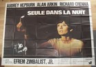 AUDREY HEPBURN Wait until dark original HUGE 4 PANEL french movie poster '67