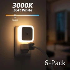 Night Light, Night Lights Plug into Wall 6-Pack, Plug in Night Light