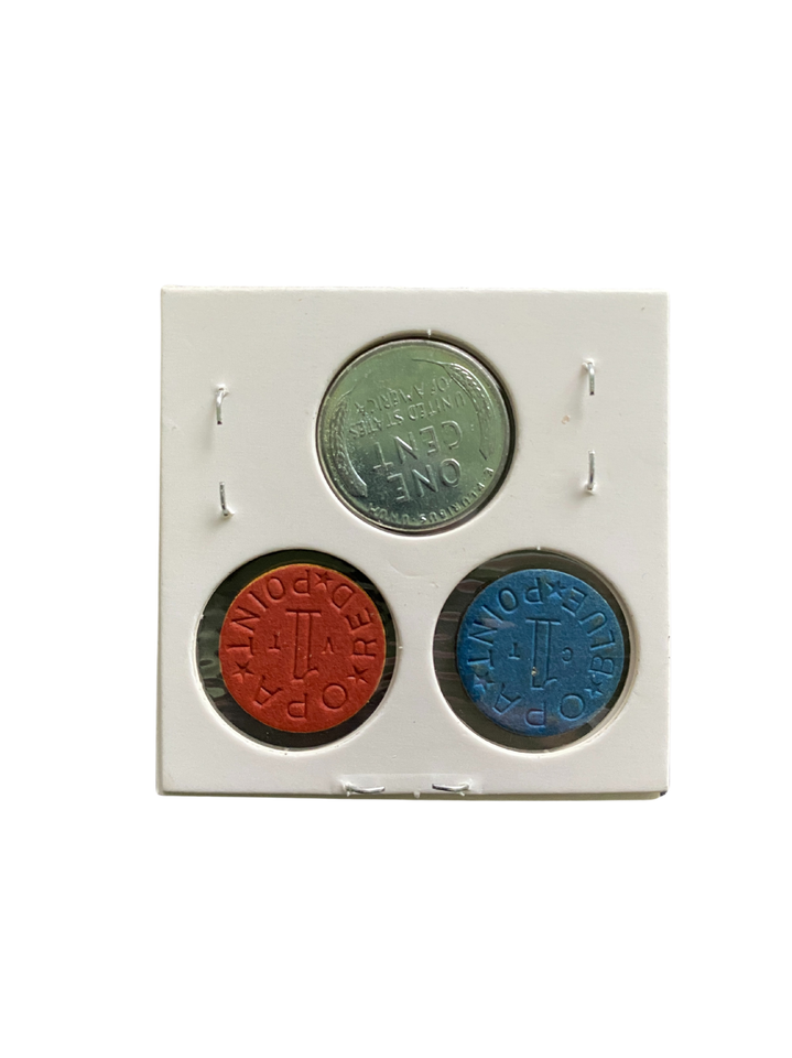 WWII Steel Penny & OPA Ration Tokens Set – Authentic 1943 Coin & Red ...
