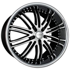 X23 Xix Wheels 20x8.520x10 Black Machine With Ss Lip Rims 4pcs C3