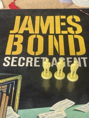 VINTAGE '64 Milton Bradley JAMES BOND SECRET AGENT 007 GAME  Replacement Parts