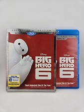 Blu-Ray Big Hero 6 With Slipcover FREE SHIPPING