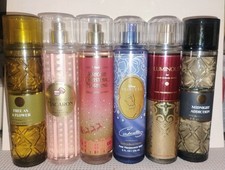 Bath  Body Works Fragrance Mist Spray 8oz. Mixed Lot Of 6 Fragrance Various