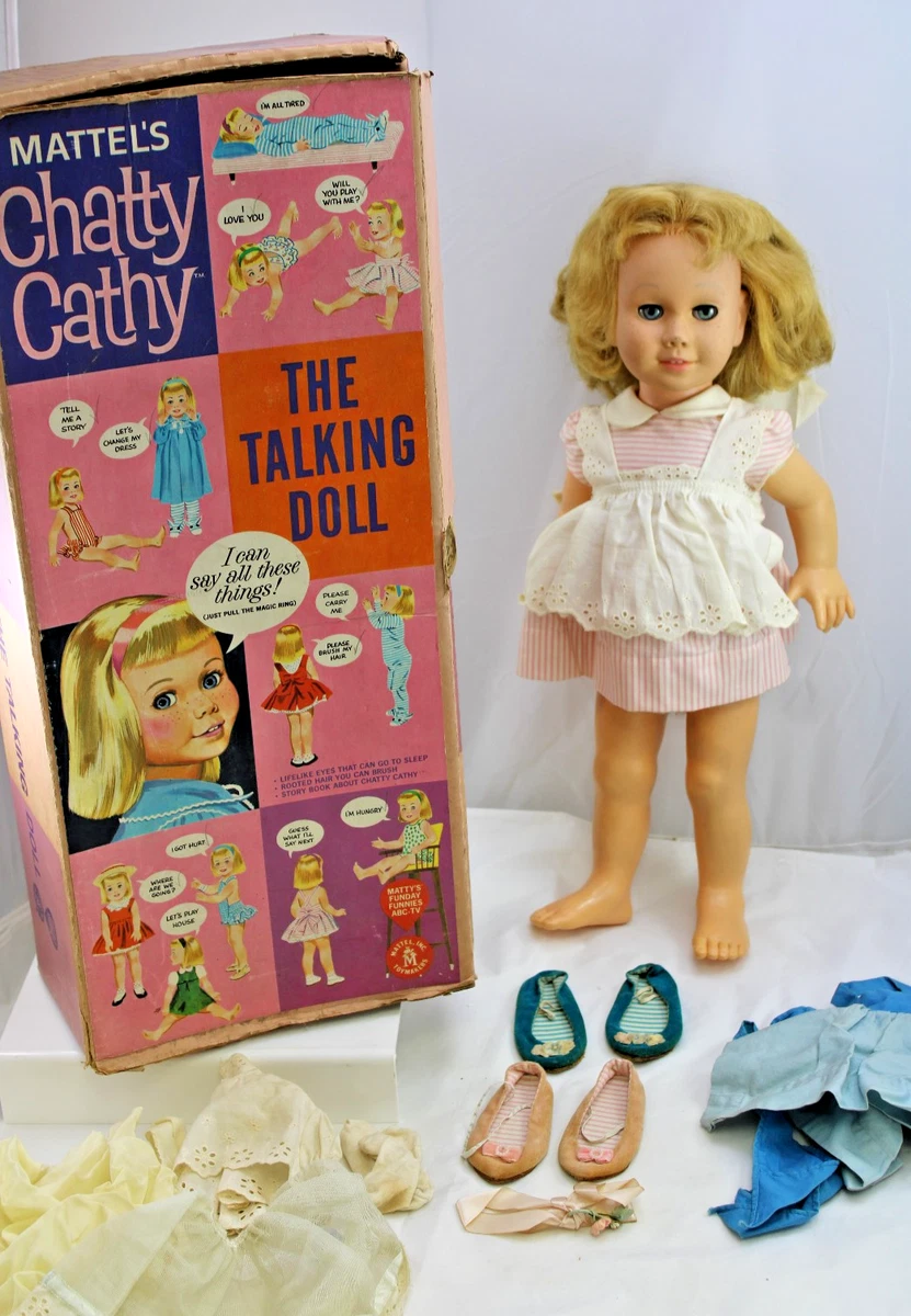 Mattel Chatty Cathy Original (Opened) Caucasian Dolls & Doll