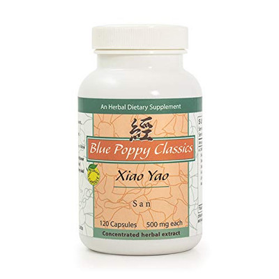 Xiao Yao San Herbal Supplement 120 Capsules 500mg Each Blue Poppy 10 1 Extracts