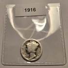 1916 Mercury Silver Dime (N032) 1st Year of Issue (READ Description)