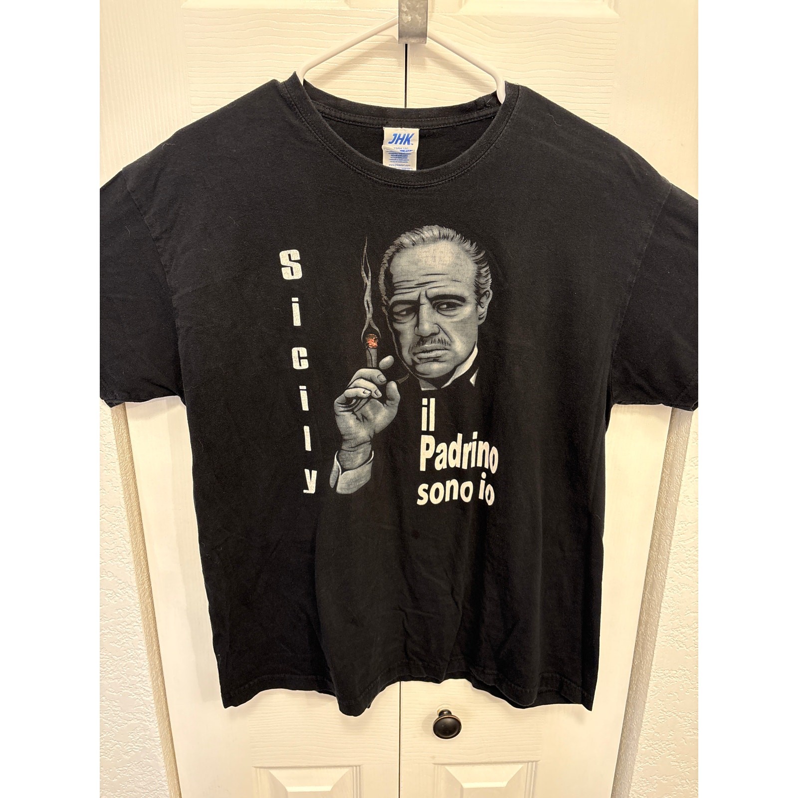 Il padrino sono io Sicily shirt JHK tag Size Large the Godfather retro y2k