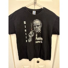 Il padrino sono io Sicily shirt JHK tag Size Large the Godfather retro y2k