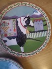Jim Shore Set Of 3 BARNYARD Ceramic Plates 9.25” Pig Goat Cow Kitchen Decor Hang — photo 5