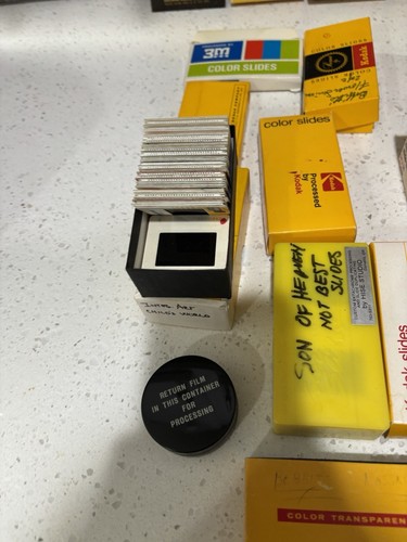 Vintage 3mm Slides And Movie Lot. Multiple Families, Art, Etc. *READ* - Picture 16 of 21