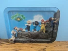 Vintage Cabbage Patch Kids Metal TV Tray W/ Folding Legs 1985 17" x 13" Damaged