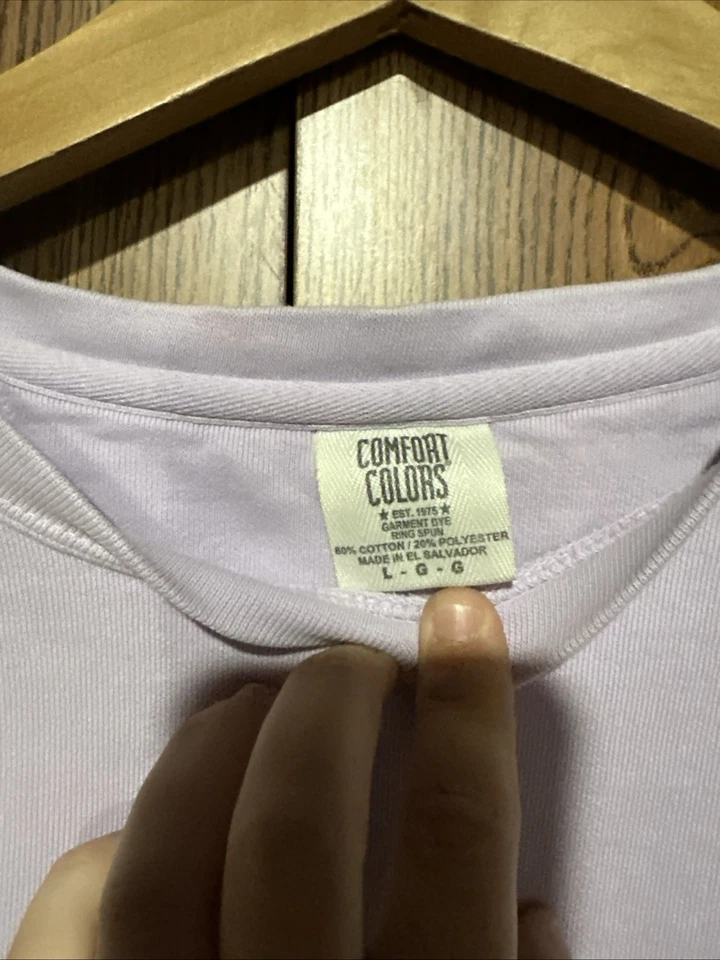 Светло-фиолетовый, круглый вырез, комфорт цвета, размер большой брауни - Изображение 2 из 3