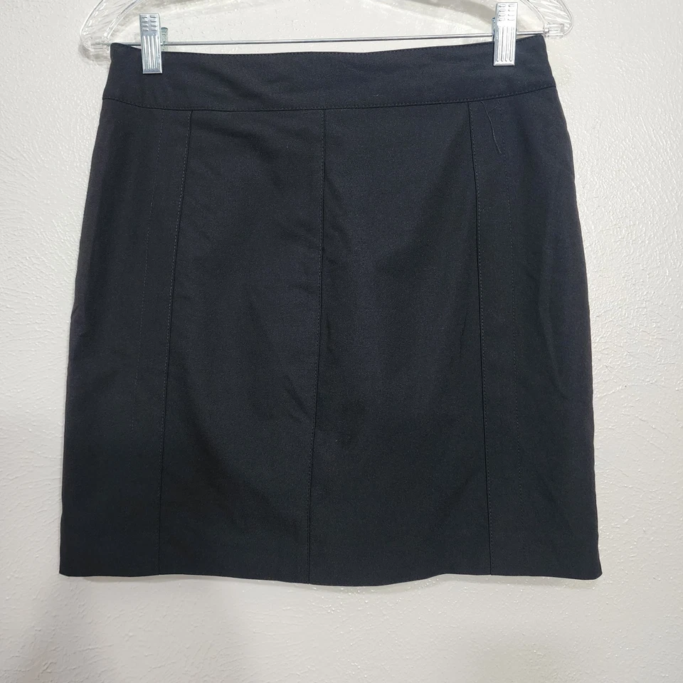 Falda Lápiz Cache Para Mujer Negra Talla 4 De Colección Y2K Gótica Hebilla Cremallera Grunge Mini Foto 2 de 4