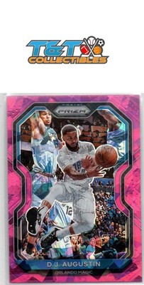 D.J. Augustin 2020-21 Panini Prizm Pink Ice Prizms #161 Orlando Magic 31a