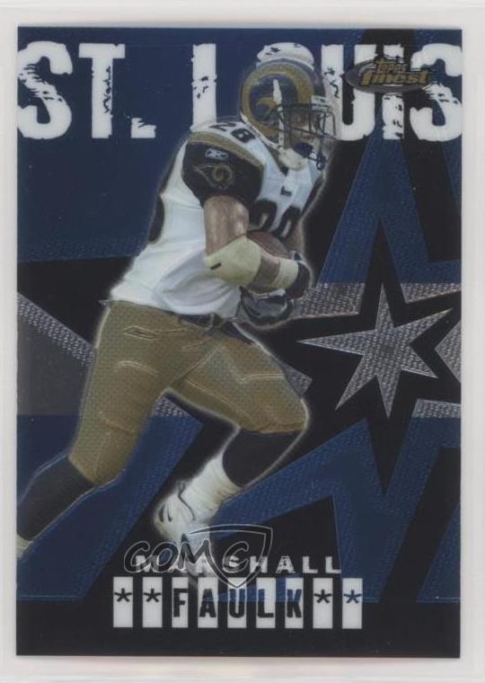 2004 Topps Finest Marshall Faulk #31 HOF 05lu