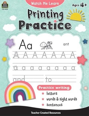 Watch Me Learn: Printing Pract - VERY GOOD