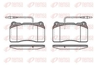 Bremsbelagsatz Scheibenbremse Remsa 0666.14 FüR 607 Ulysse Fiat Peugeot 9D 9U C8