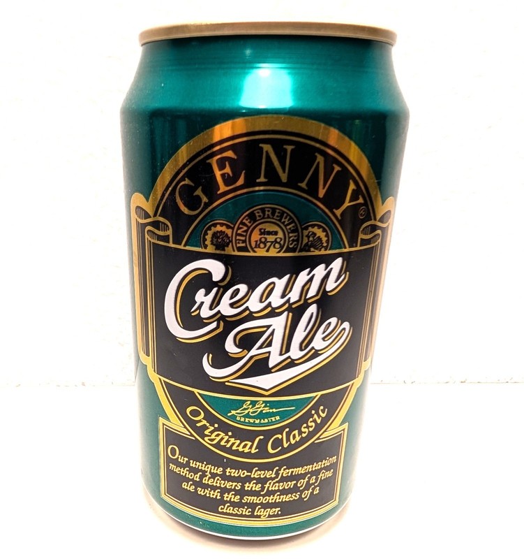 Genesee Genny Cream Ale 12 oz. beer can Genesee Brewing Co. Rochester, NY EMPTY