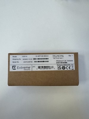 Extreme Networks 10051H 900940-10-02 1G SFP SX 850nm New Genuine Original Neu