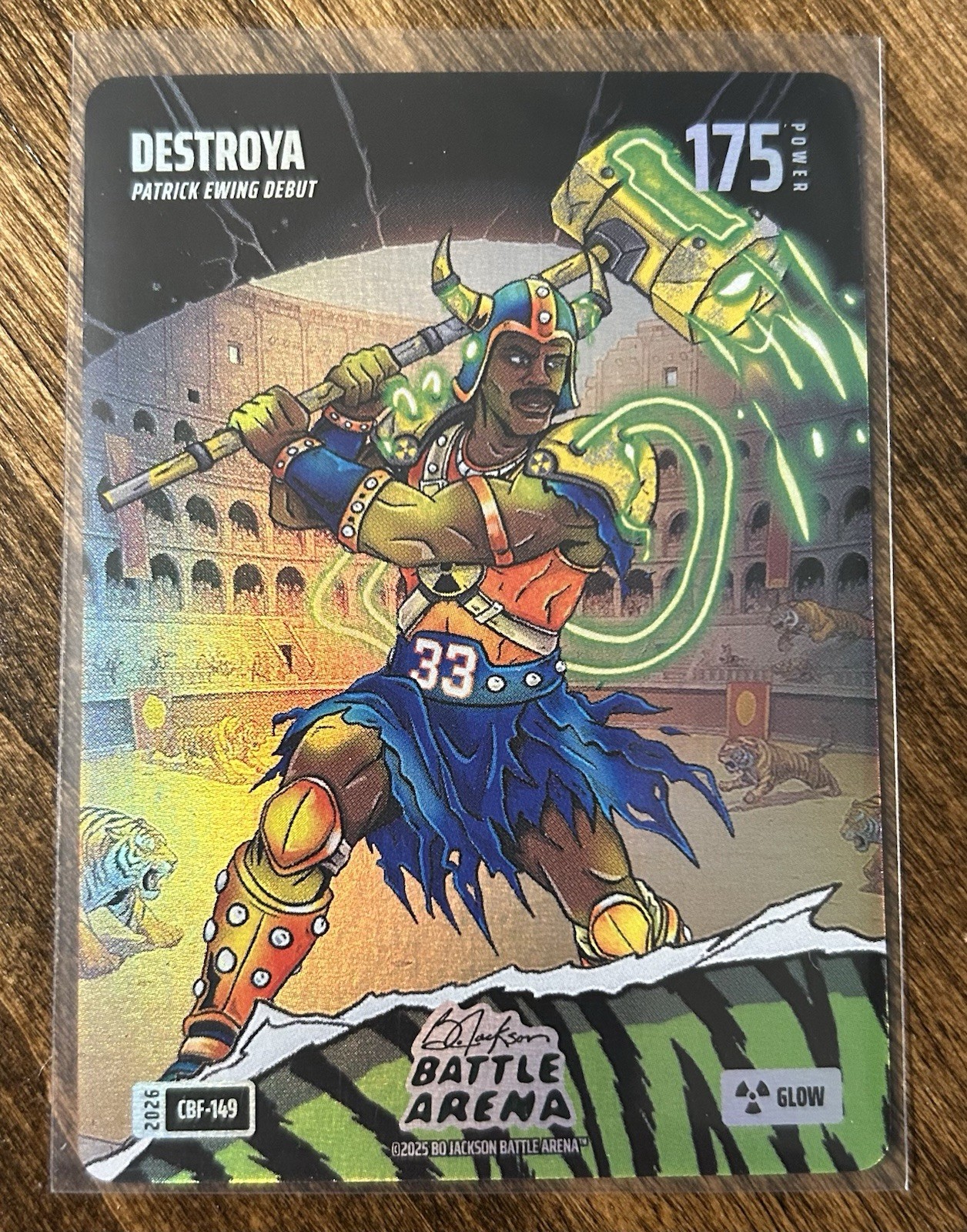2026年 ボー ジャクソン バトル アリーナ コロッセオ グロー #cbf-149 デストロイヤ パトリック ユーイング レア