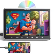 10.1" Full HD Car Headrest DVD Player Rear-seat Pillow Moniter Region Free HDMI