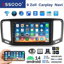 Android 14 Autoradio Carplay Für VW Sharan 7N Seat Alhambra II GPS Navi RDS +KAM