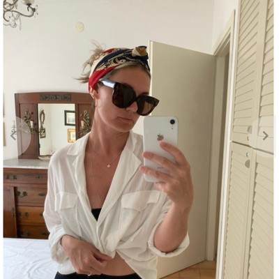 Veronica Beard x Chimi 08 oversized sunglasses Brown  display picture 3