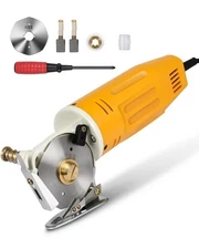 Electric Rotary Fabric Cutter, Electric Rotary Cutter for Fabric Cloth, Comes...