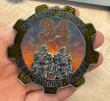 UNIVERSAL HORROR NIGHTS PROTECTING UNIVERSAL FROM FALLOUT CHALLENGE COIN